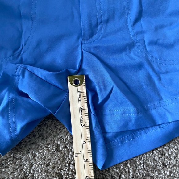 NIKE Womens Blue Athletic Activewear Shorts Large (12-14) - Picture 5 of 7